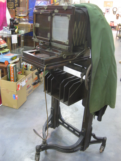 sr0408 アンソニー木製カメラ 【昭和レトロ百貨店】